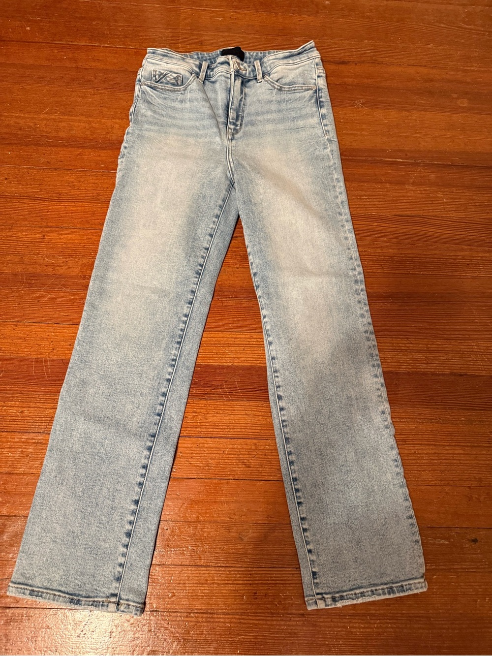Buckle Black Cropped Straight Womens Blue Jeans Jeans 27x26